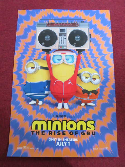 MINIONS: THE RISE OF GRU US ONE SHEET ROLLED POSTER STEVE CARELL ALAN ALDA 2022
