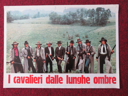 THE LONG RIDERS - E ITALIAN FOTOBUSTA POSTER DAVID CARRIDINE DENNIS QUAID 1980