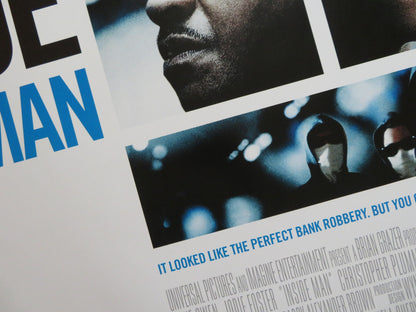 INSIDE MAN UK QUAD (30"x 40") ROLLED POSTER DENZEL WASHINGTON CLIVE OWEN 2006