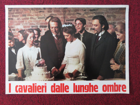 THE LONG RIDERS - F ITALIAN FOTOBUSTA POSTER DAVID CARRIDINE DENNIS QUAID 1980