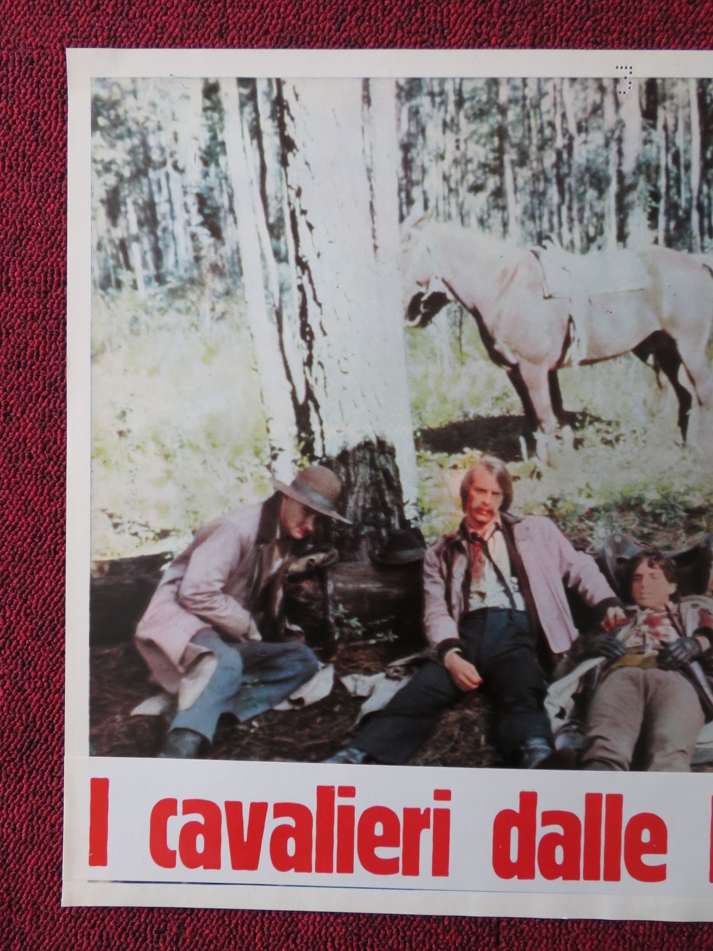 THE LONG RIDERS - G ITALIAN FOTOBUSTA POSTER DAVID CARRIDINE DENNIS QUAID 1980