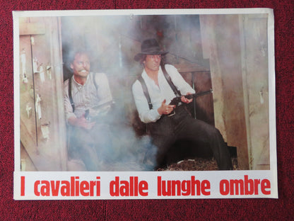 THE LONG RIDERS - H ITALIAN FOTOBUSTA POSTER DAVID CARRIDINE DENNIS QUAID 1980