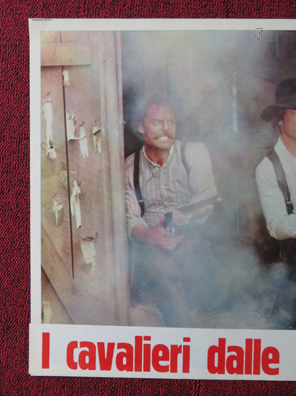 THE LONG RIDERS - H ITALIAN FOTOBUSTA POSTER DAVID CARRIDINE DENNIS QUAID 1980