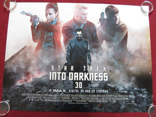 STAR TREK INTO DARKNESS UK QUAD (30"x 40") ROLLED POSTER CHRIS PINE K.URBAN 2013