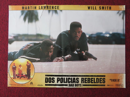 BAD BOYS - C SPANISH POSTER WILL SMITH MARTIN LAWRENCE 1995