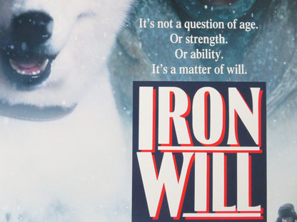 IRON WILL US ONE SHEET ROLLED POSTER DISNEY KEVIN SPACEY MACKENZIE ASTIN 1994