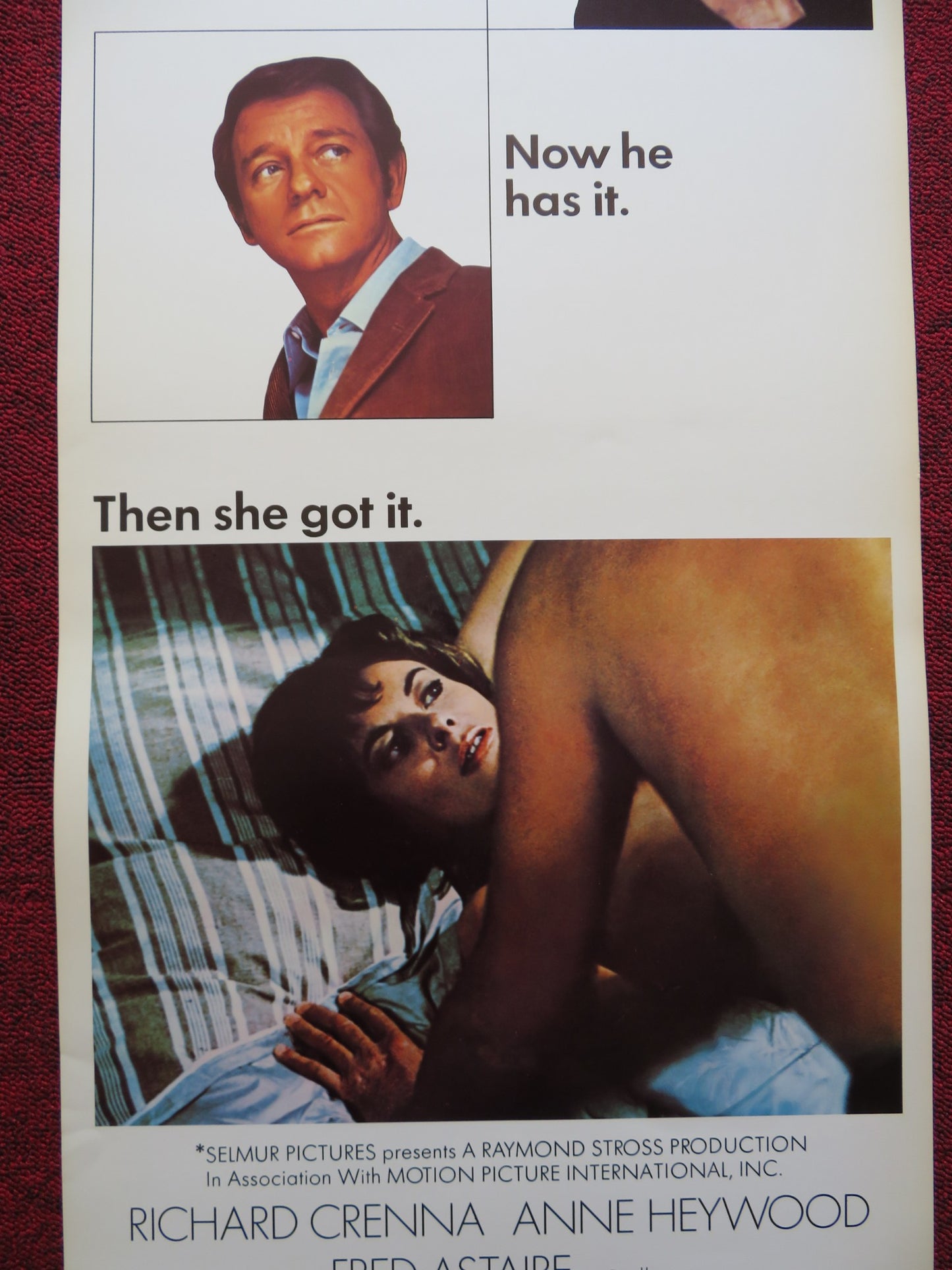 MIDAS RUN US INSERT (14"x 36") POSTER RICHARD CRENNA ANNE HEYWOOD 1969