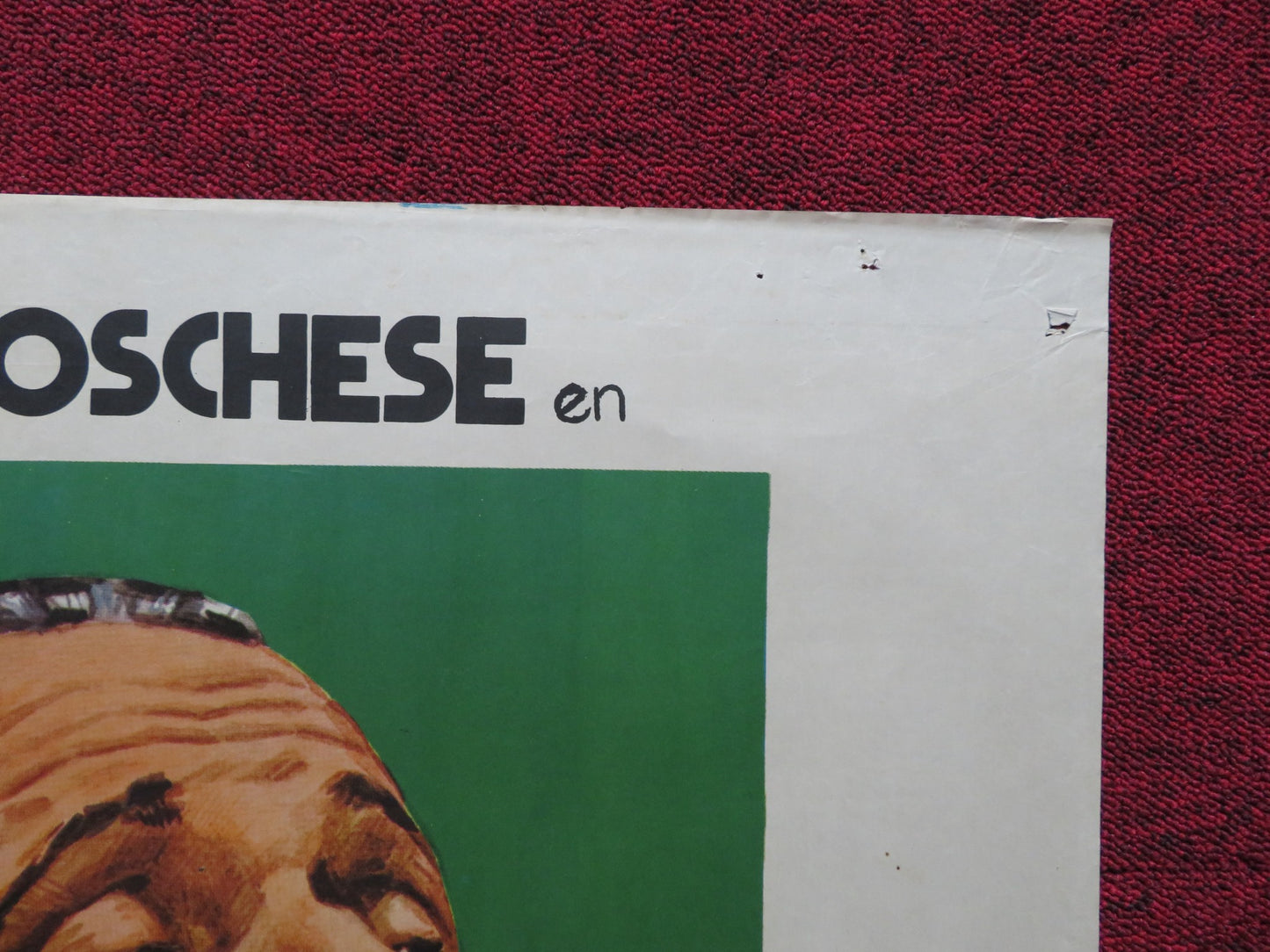 THE FUNNY FACE OF THE GODFATHER ARGENTINIAN POSTER ALIGHIERO NOSCHESE 1973