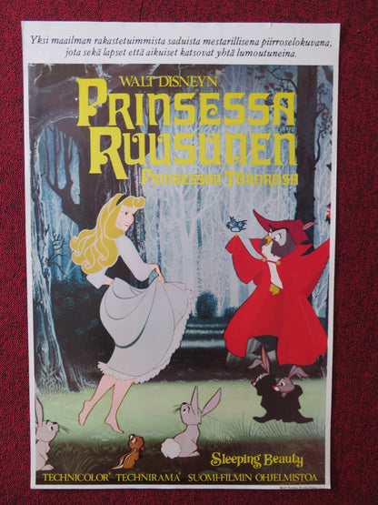 SLEEPING BEAUTY / PRINSESSA RUUSUNEN FINLAND POSTER DISNEY MARY COSTA 1959