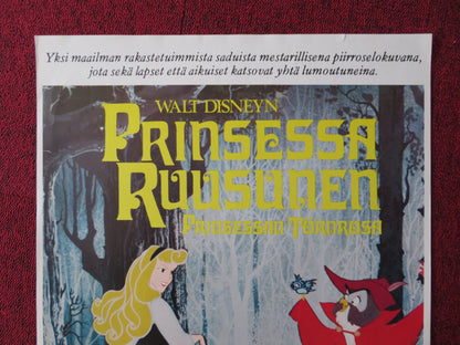 SLEEPING BEAUTY / PRINSESSA RUUSUNEN FINLAND POSTER DISNEY MARY COSTA 1959