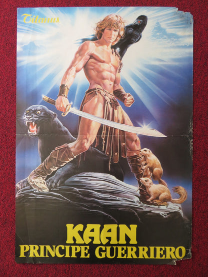 THE BEASTMASTER ITALIAN FOTOBUSTA POSTER MARC SINGER RIP TORN 1982