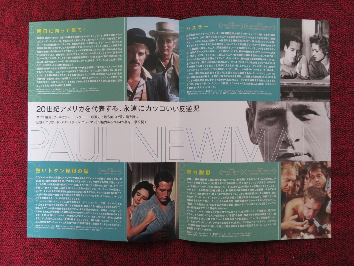 PAUL NEWMAN: THEATRE CLASSICS: COOL HAND LUKE JAPANESE CHIRASHI (B5) POSTER 2022