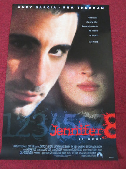 JENNIFER 8 US ONE SHEET ROLLED POSTER BRUCE ROBINSON (D) ANDY GARCIA 1992