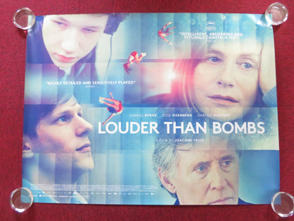 LOUDER THAN BOMBS UK QUAD (30"x 40") ROLLED POSTER GABRIEL BYRNE 2015