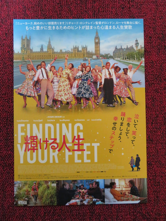 FINDING YOUR FEET JAPANESE CHIRASHI (B5) POSTER IMELDA STAUNTON CELIA IMRIE 2017