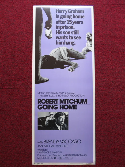 GOING HOME US INSERT (14"x 36") POSTER ROBERT MITCHUM BRENDA VACCARO 1971