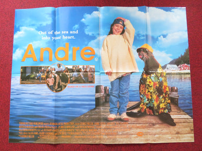 ANDRE UK QUAD POSTER FOLDED TINA MAJORINO KEITH CARRADINE 1994