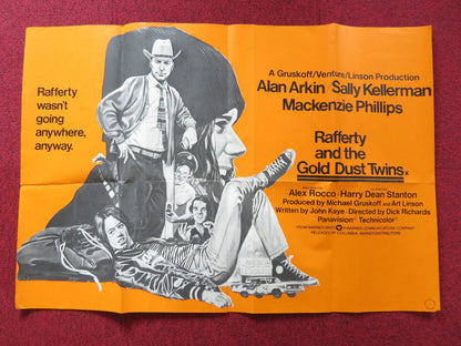 RAFFERTY AND THE GOLD DUST TWINS UK QUAD POSTER FOLDED ALAN ARKIN S. KELLERMAN