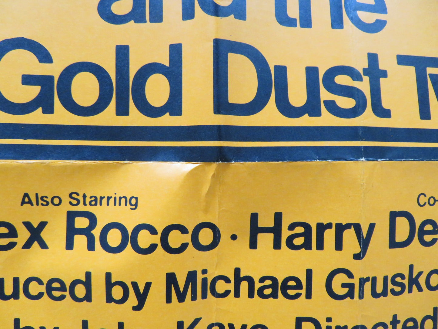 RAFFERTY AND THE GOLD DUST TWINS UK QUAD POSTER FOLDED ALAN ARKIN S. KELLERMAN