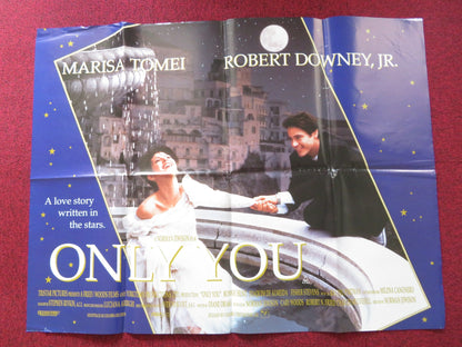 ONLY YOU UK QUAD POSTER FOLDED MARISA TOMEI ROBERT DOWNEY JR. 1994