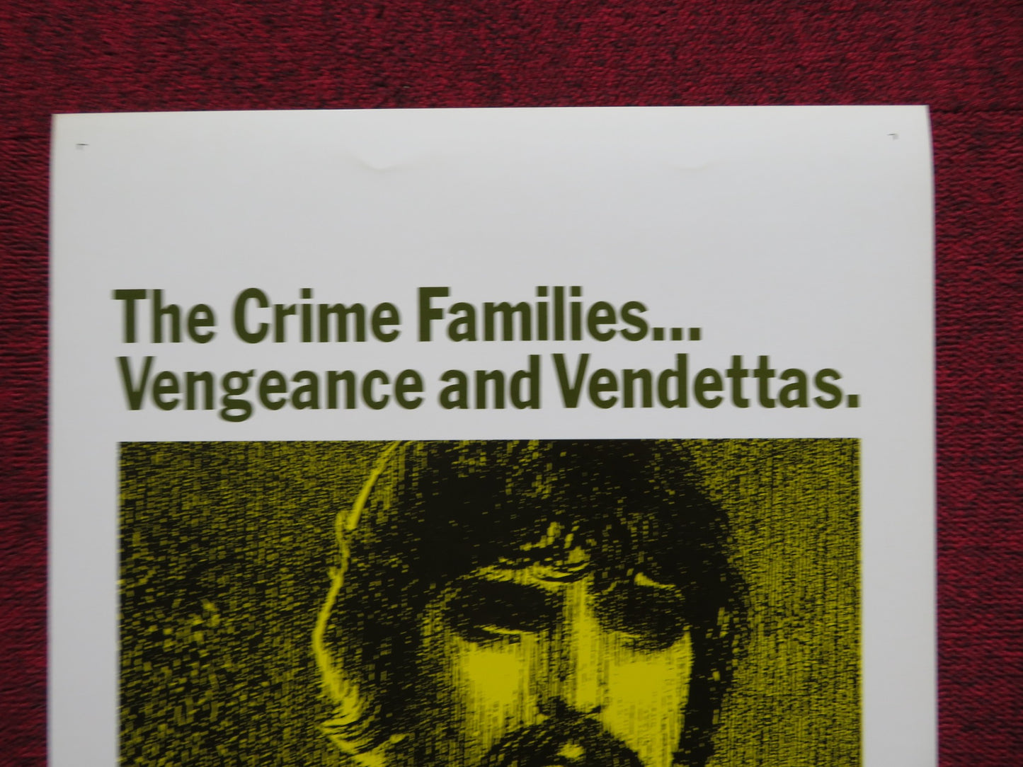 FAMILY HONOR US INSERT (14"x 36") POSTER ANTINY PAGE VERA VISCONTI 1973