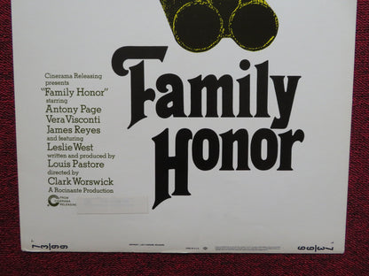 FAMILY HONOR US INSERT (14"x 36") POSTER ANTINY PAGE VERA VISCONTI 1973