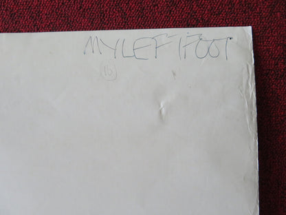 MY LEFT FOOT UK QUAD POSTER FOLDED DANIEL DAY-LEWIS SHERIDAN 1989