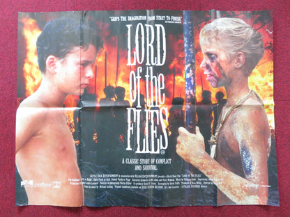 LORD OF THE FLIES UK QUAD POSTER FOLDED CHRIS FURRH BALTHAZAR GETTY 1990