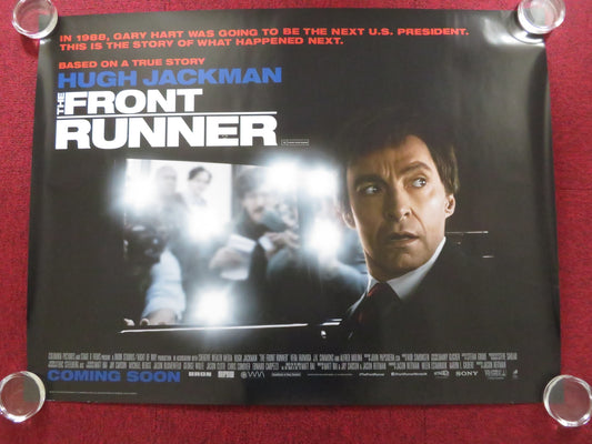 THE FRONT RUNNER UK QUAD ROLLED POSTER  HUGH JACKMAN VERA FARMIGA 2018