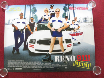 RENO 911!: MIAMI UK QUAD ROLLED POSTER LENNIE LOFTIN DANNY DE VITO 2007