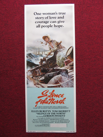 SILENCE OF THE NORTH US INSERT (14"x 36") POSTER ELLEN BURSTYN TOM SKERRITT 1981