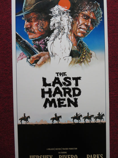 THE LAST HARD MEN US INSERT (14"x 36") POSTER CHARLTON HESTON JAMES COBURN 1976