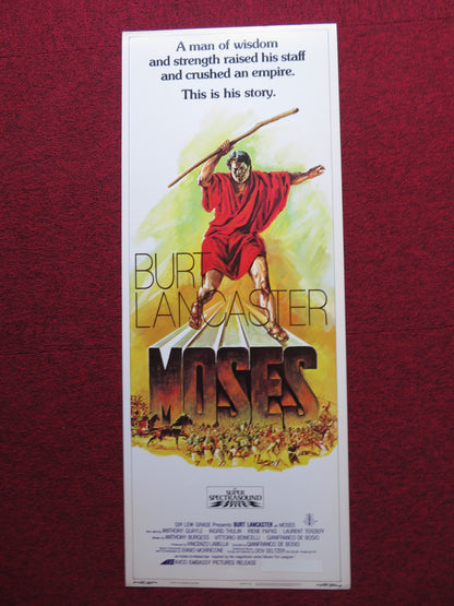 MOSES / Moses the Lawgiver US INSERT (14"x 36") POSTER BURT LANCASTER 1976