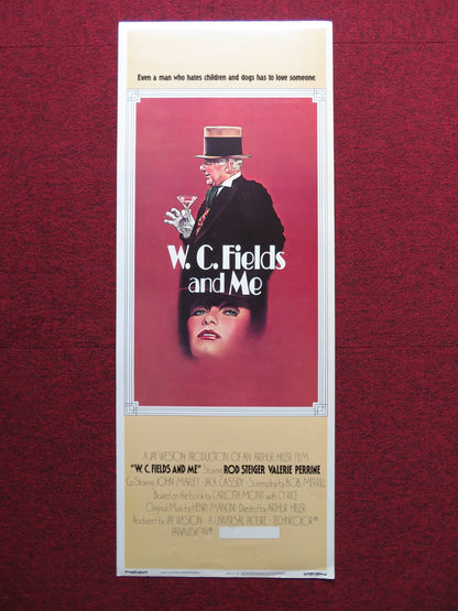 W.C.FIELDS AND ME US INSERT (14"x 36") POSTER ROD STEIGER VALERIE PERRINE 1976