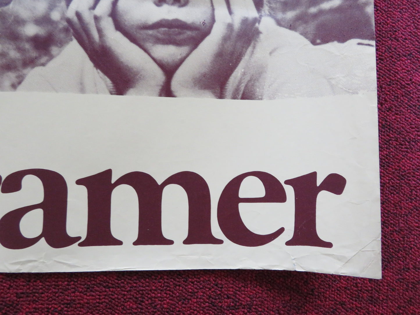 KRAMER VS KRAMER UK QUAD POSTER FOLDED DUSTIN HOFFMAN  MERYL STREEP 1979