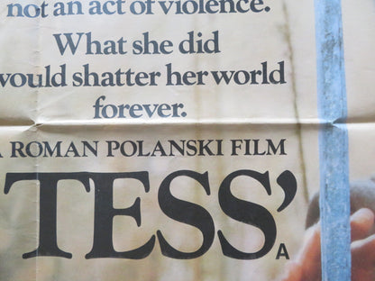 TESS UK QUAD POSTER FOLDED NASTASSIA KINSKI PETER FIRTH 1981