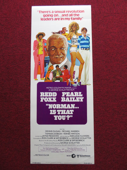 NORMAN... IS THAT YOU? US INSERT (14"x 36") POSTER REDD FOXX PEARL BAILEY 1976