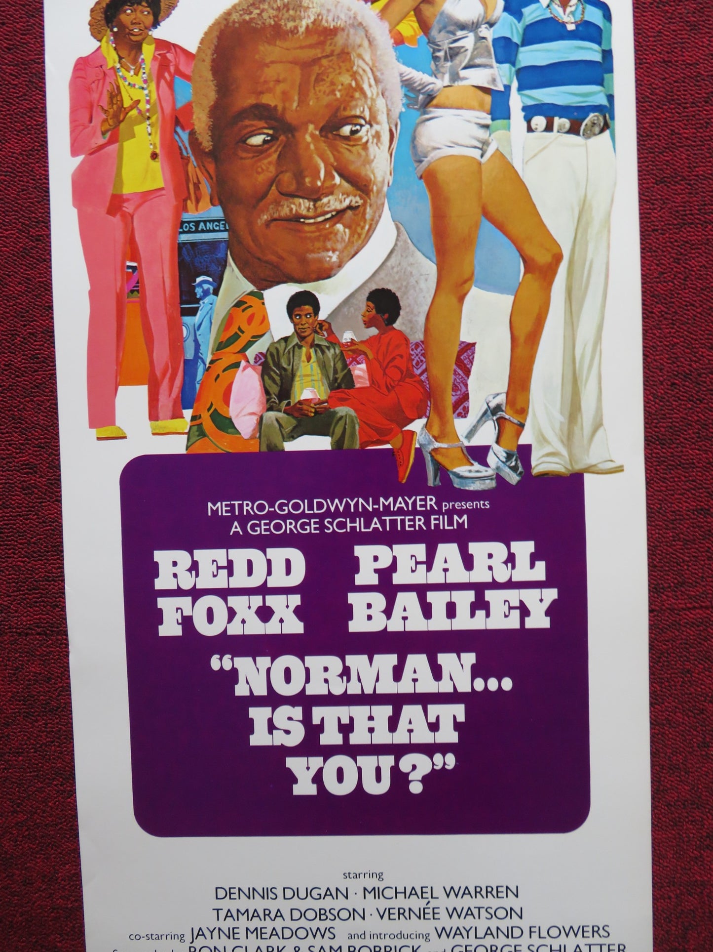 NORMAN... IS THAT YOU? US INSERT (14"x 36") POSTER REDD FOXX PEARL BAILEY 1976