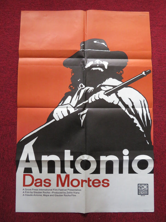 ANTONIO DAS MORTES U.S POSTER MAURICIO DO VALLE ODETE LARA 1969