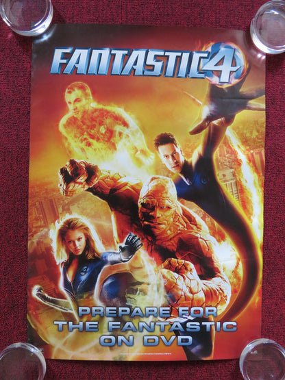 FANTASTIC FOUR DVD VIDEO POSTER IOAN GRUFFUDD JESSICA ALBA 2005