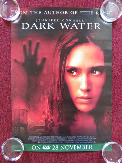 DARK WATER DVD VIDEO POSTER JENNIFER CONNELLY JOHN C. REILLY 2005