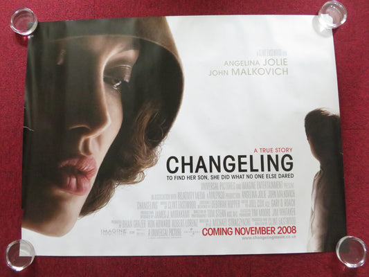 CHANGELING UK QUAD ROLLED POSTER ANGELINA JOLIE GATTLIN GRIFFITH 2008