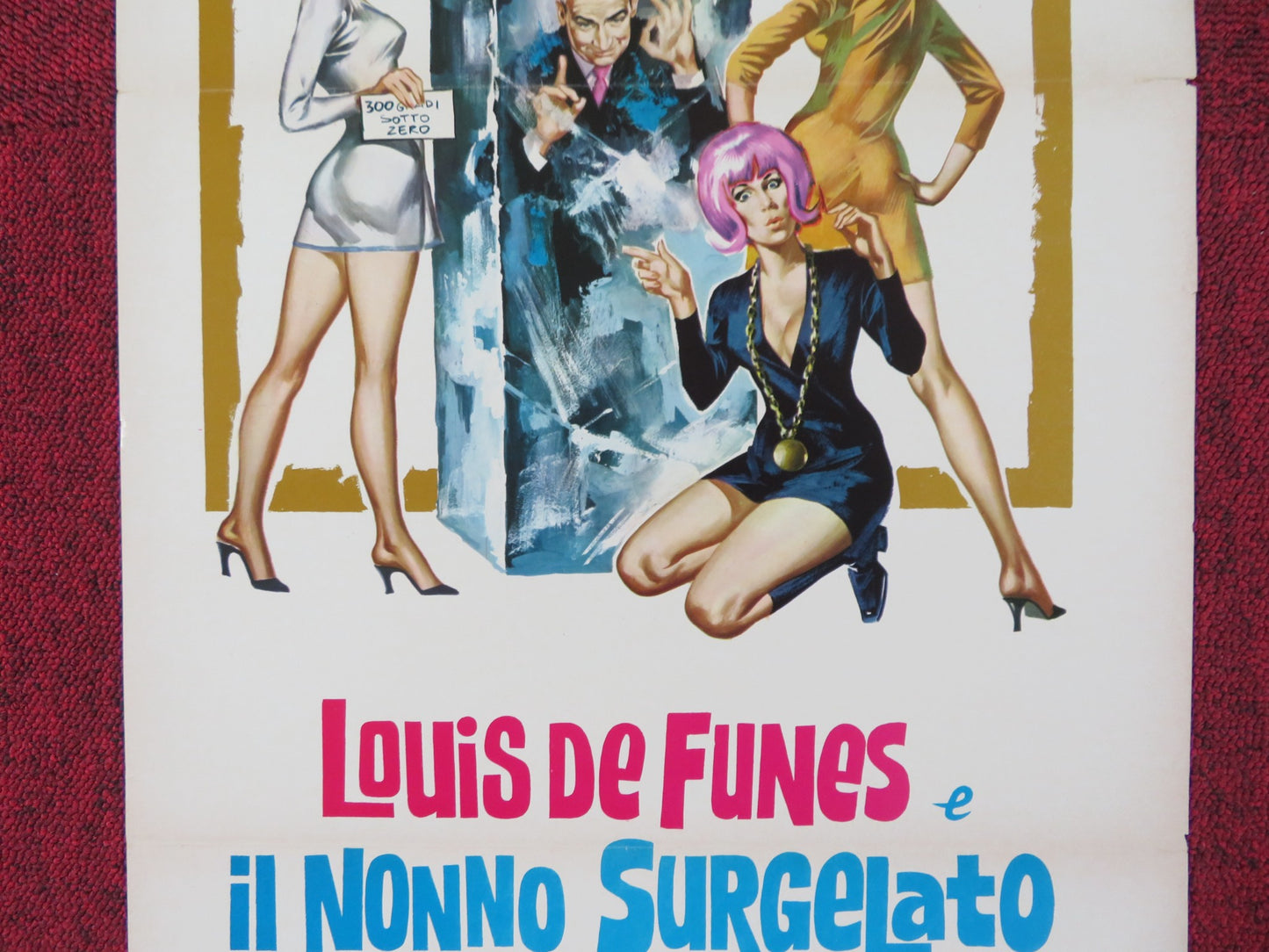 HIBERNATUS ITALIAN LOCANDINA POSTER LOUIS DE FUNES BERNARD ALANE 1969