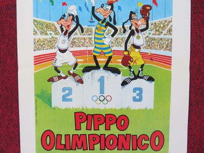 SUPERSTAR GOOFY ITALIAN LOCANDINA POSTER DISNEY PINTO COLVIG 1972