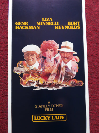 LUCKY LADY STYLE B US INSERT (14"x 36") POSTER LIZA MINNELLI GENE HACKMAN 1975