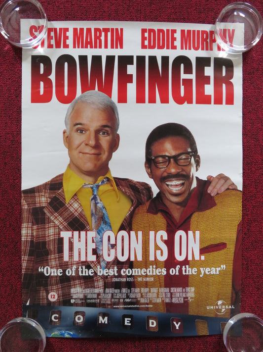 BOWFINGER VHS VIDEO POSTER STEVE MARTIN EDDIE MURPHY 1999