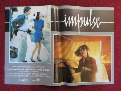 IMPULSE - F ITALIAN FOTOBUSTA POSTER TIM MATHESON MEG TILLY 1984