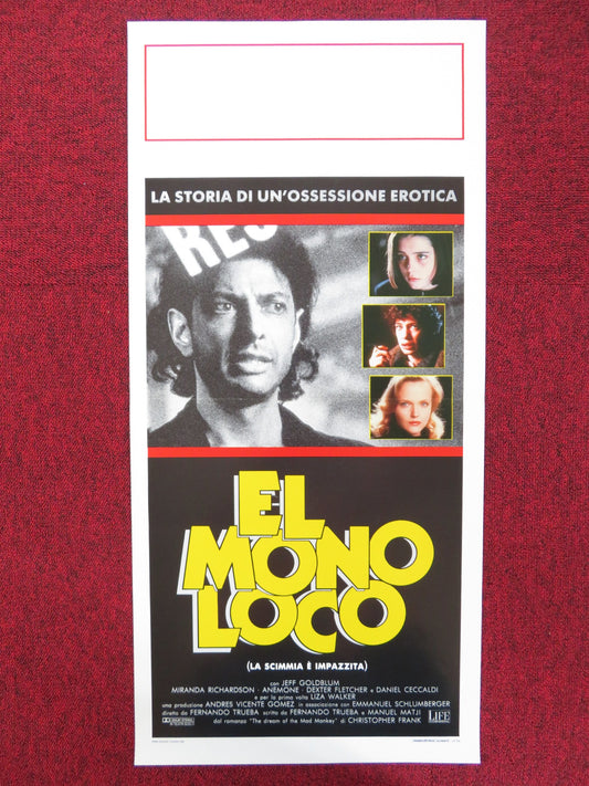 TWISTED OBSESSION ITALIAN LOCANDINA POSTER JEFF GOLDBLUM MIRANDA RICHARDSON 1989