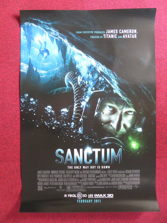 SANCTUM US ONE SHEET ROLLED POSTER RICHARD ROXBURGH IOAN GRUFFUDD 2011