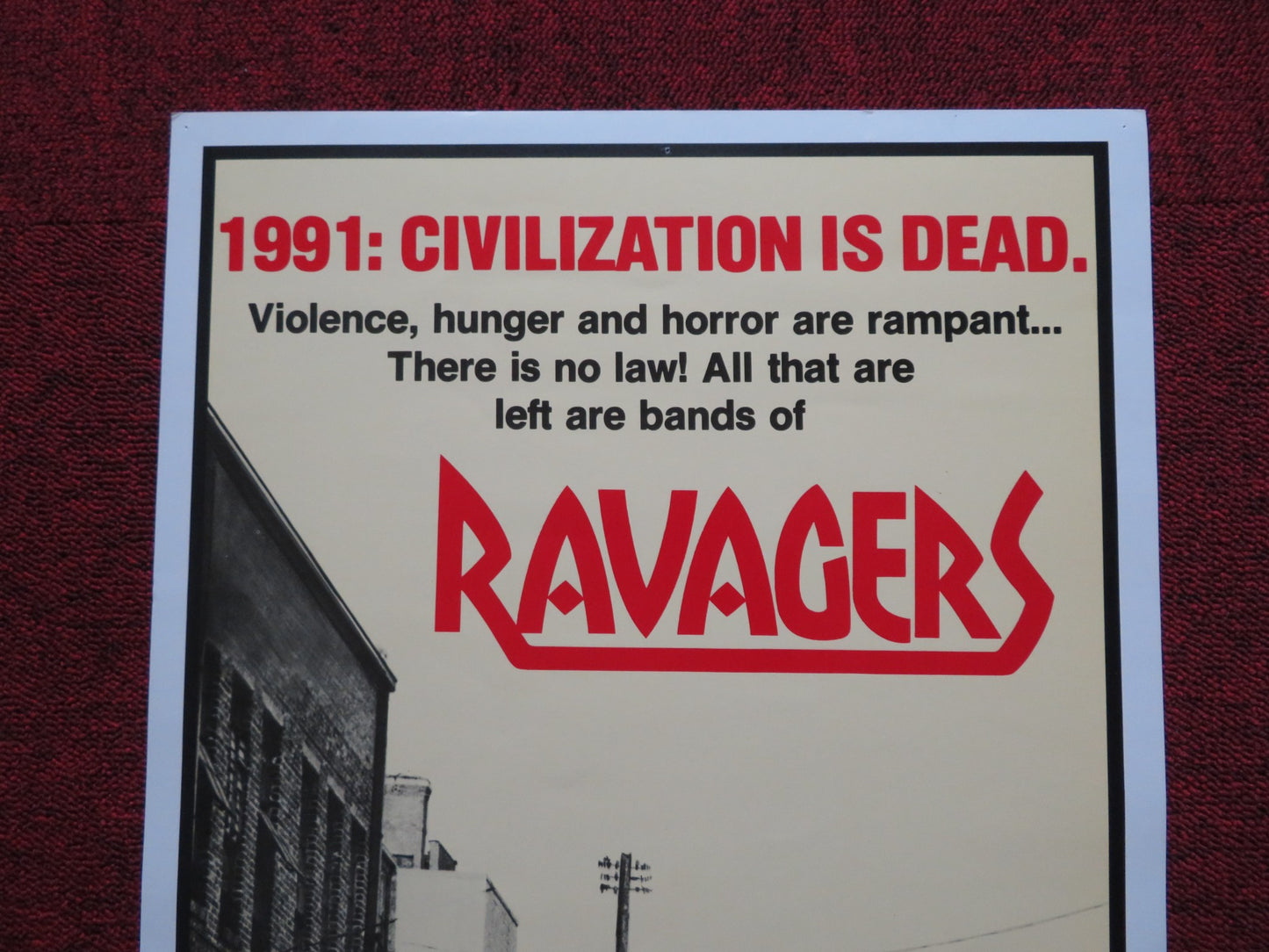 RAVAGERS US INSERT (14"x 36") POSTER RICHARD HARRIS ERNEST BOTGNINE 1979